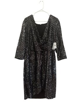lane bryant black sequin dress | Dresses | Lane Bryant Nwt Keyhole Bodycon Stretch Party Size 22 Here in sequins for color::Black Black Prom Dress With Color:Kate-Blue